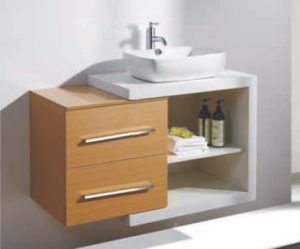 ukuran cermin dan lemari kecil kamar mandi sederhana GCYMDF-1607-ML